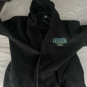 halloween horror nights 2019 zip up hoodie size small
